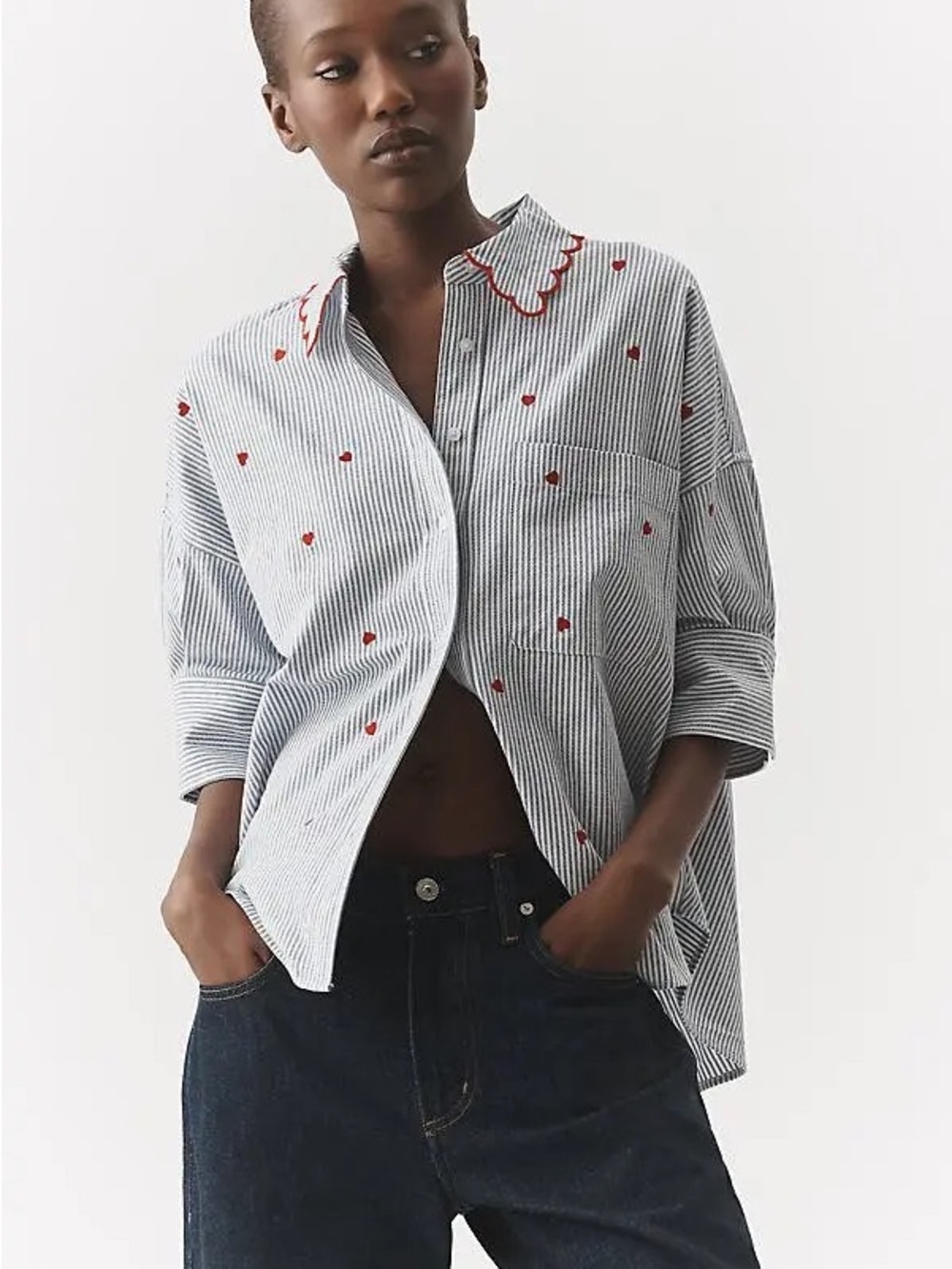 Nwot Maeve mabel boxy oxford shirt